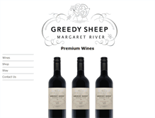 Tablet Screenshot of greedysheep.com.au